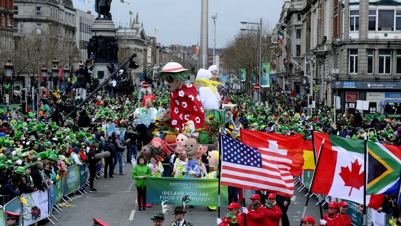 St Patrick’s Day Parade, Dublin, 2017. Photograph: Cyril Byrne