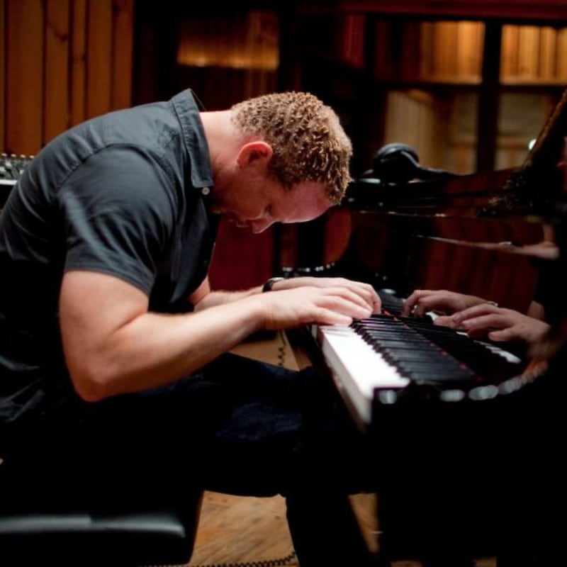 Craig Taborn playing the piano