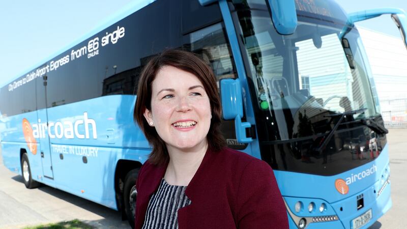 Dervla McKay, Dervla McKay, previously of Aircoach, has taken over the wheel as managing director of bus company Go-Ahead Ireland.