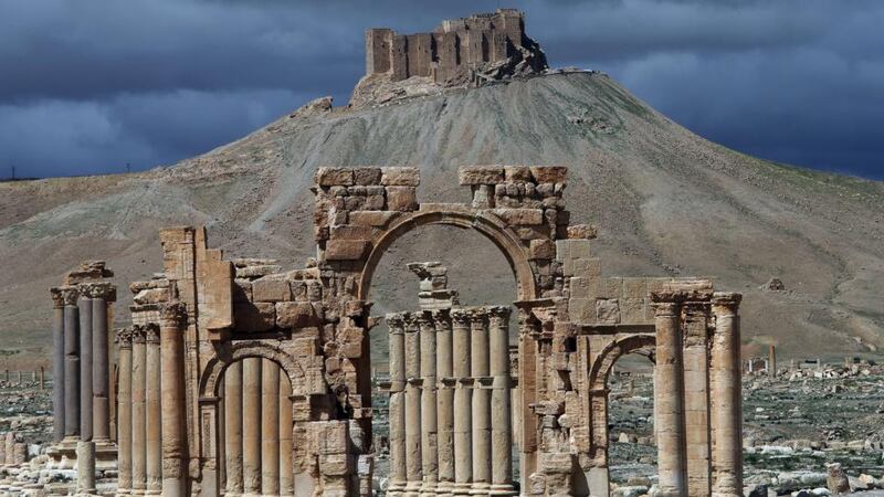 A partial view of the ancient oasis city of Palmyra, 215 kilometres northeast of Damascus. Jihadists from the Islamic State group seized full control of the ancient Syrian city of Palmyra on Thursday. Photograph: Joseph Eid/AFP/Getty Images