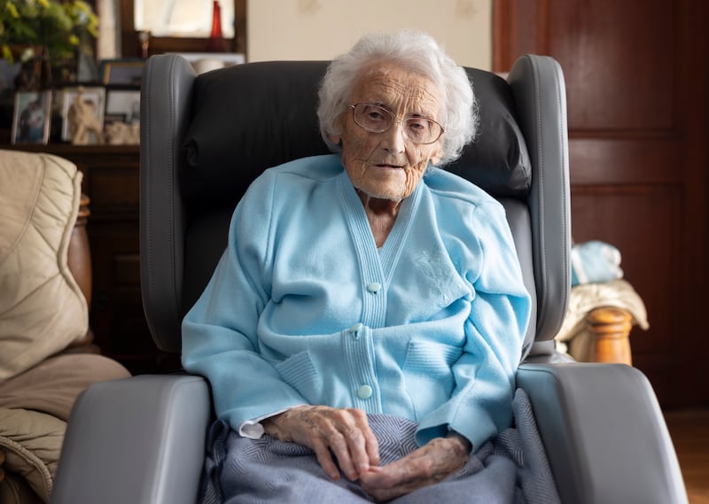 Ruby Druce, born in 1915, survived two global pandemics: the Spanish fFlu in 1918 and the recent coronavirus pandemic. Photograph: Joe Dunne