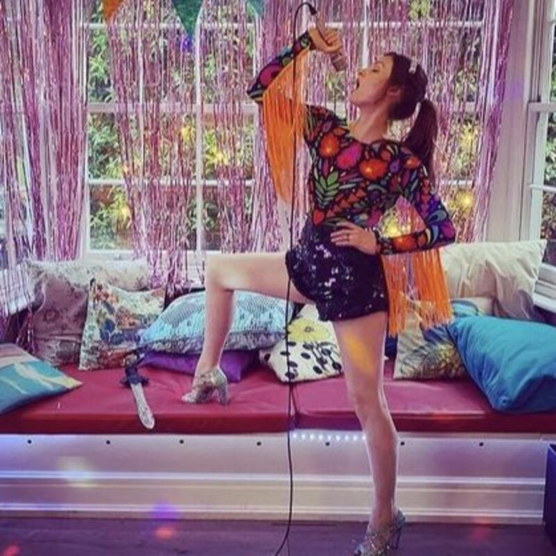 Mother on the dancefloor: Sophie Ellis-Bextor at home. Photograph: Instagram