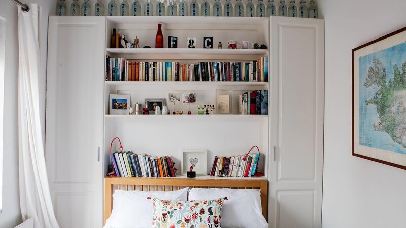 No 5 James Avenue has two bedrooms upstairs, and the attic was converted,  now used as a home office.