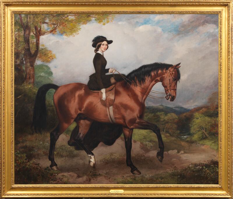 William Osborne equine portrait  of Sarah Conolly from Casteltown House, £20,000-£30,000 at Bonhams