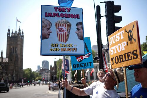 Popcorn stocks sell out once more as Boris Johnson goes noisily