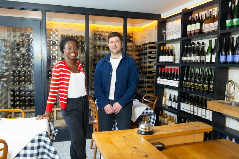 Beach House owners Jumoke Akintola and Peter Hogan. Photograph: Patrick Browne