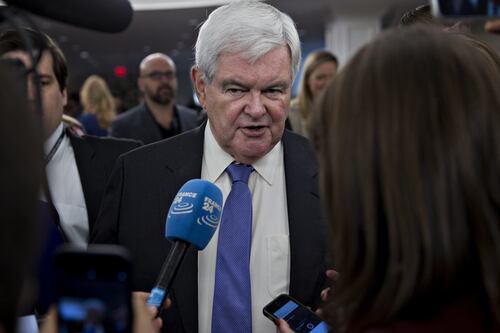 Trump praises Gingrich for taking on FoxNews host