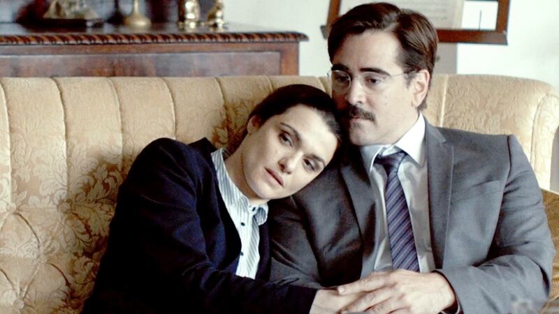 Rachel Weisz and Colin Farrell in Yorgos Lanthimos’s black comedy The Lobster where people have 45 days to find love