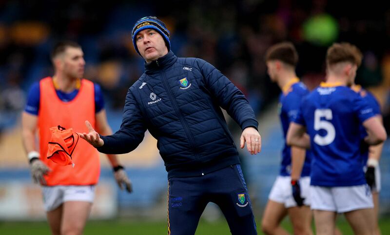 Wicklow and manager Oisin McConville lost to Down on Sunday. Photograph: Ryan Byrne/Inpho