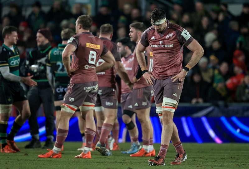 Munster’s Tom Ahern after the game. Photograph: Dan Sheridan/Inpho