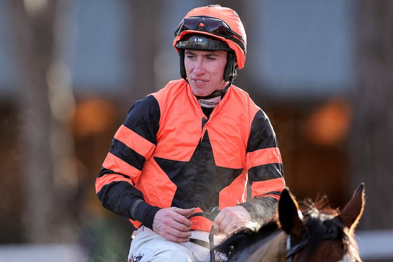 Jack Kennedy currently has the edge on Paul Townend in the race to become this year's champion jockey. Photograph: Laszlo Geczo/INPHO