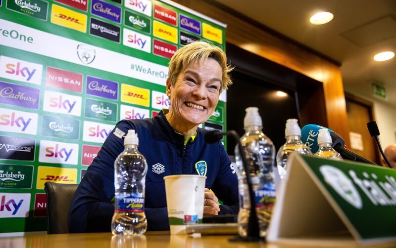 Republic of Ireland women's national team manager Vera Pauw. Photograph: Ryan Byrne/Inpho