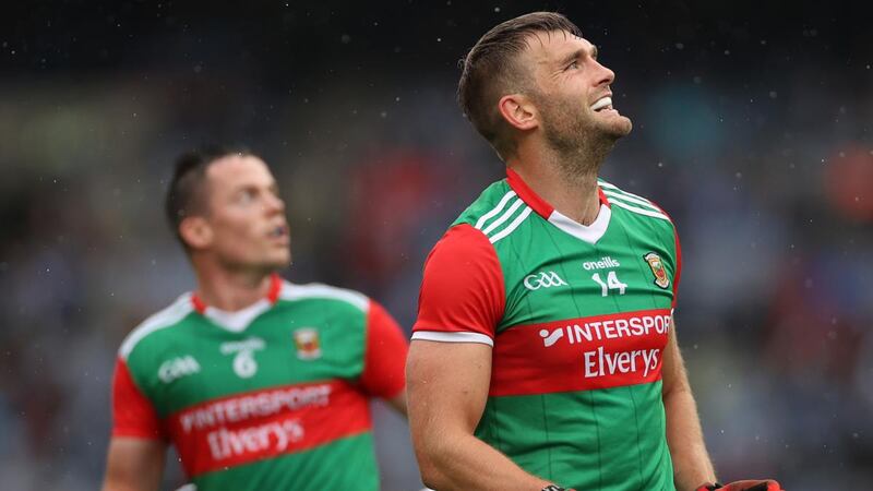 Aidan O’Shea: Mayo will be looking to their long-serving talisman to help inspire the county to a long-awaited All-Ireland final success. Photograph: James Crombie/Inpho