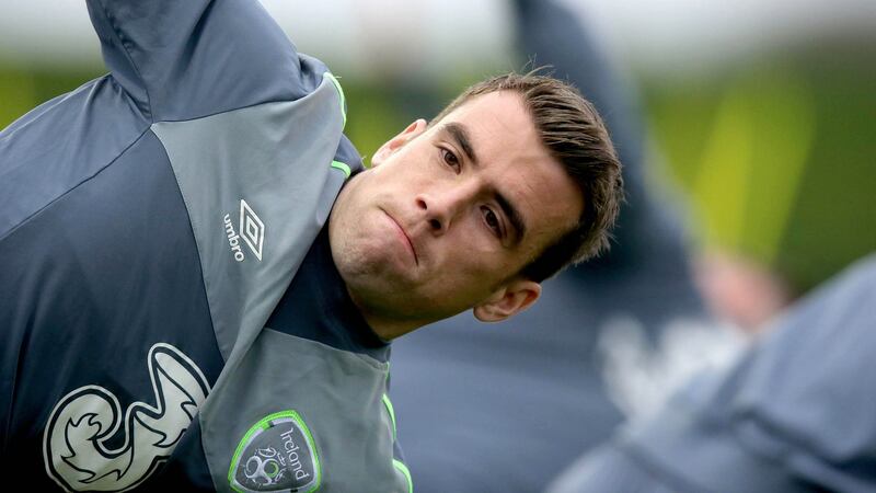 Seamus Coleman is adamant Ireland can qualify from their Euro 2016 group. Photograph: Donall Farmer/Inpho