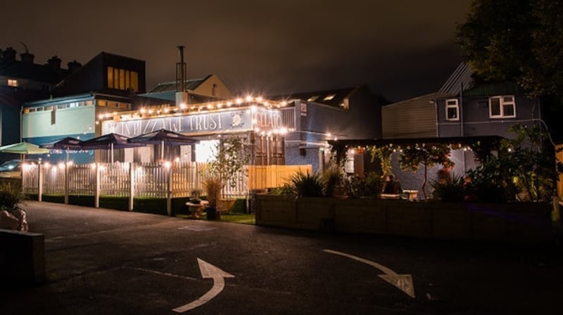 The Pizza ’n’ Pints Drive-Thru at Uncle Tom’s Cabin in Dundrum, Dublin 14.