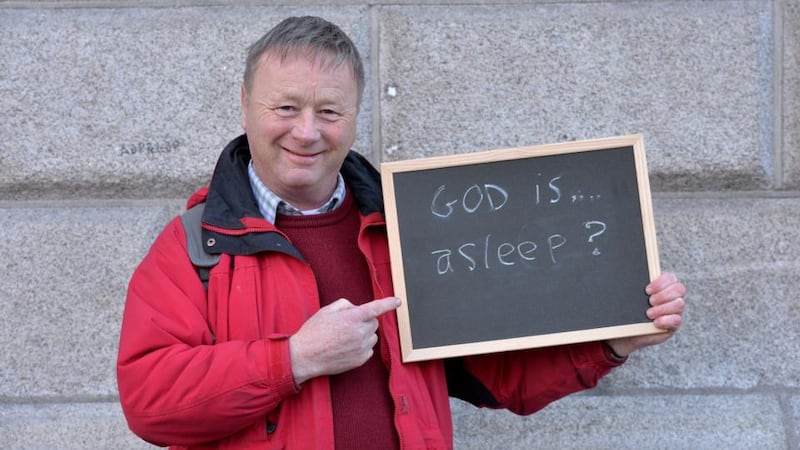 Jimmy Lee: God is “having a rest”. Photograph: Alan Betson