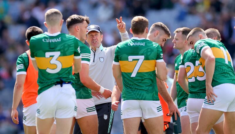 Jack O'Connor says 'we have to think our way through the game' against Derry. Photograph: James Crombie/Inpho