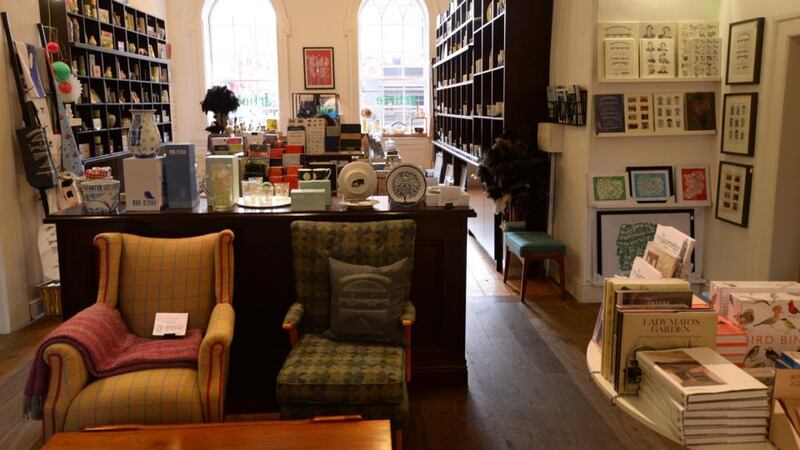 Article, Dublin, on the first floor of the Powerscourt Townhouse Centre in Dublin. Photograph: Dara Mac Donaill