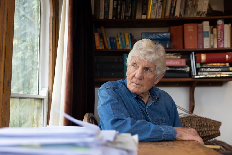 Tony Summers in the upstairs study in the family home. Photograph: Patrick Browne