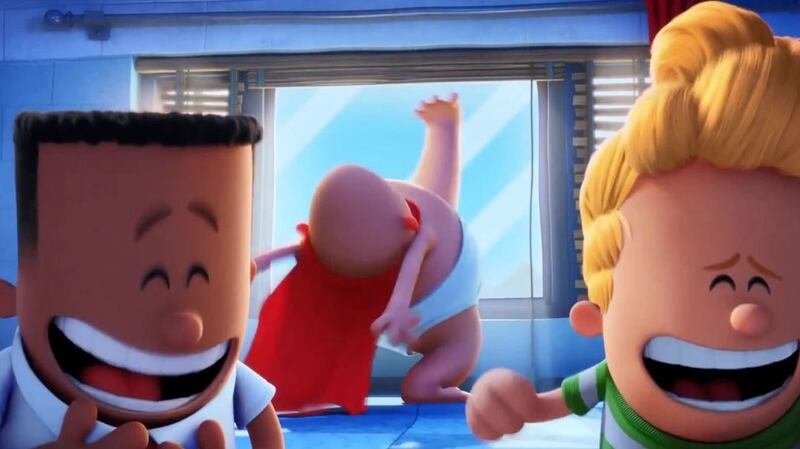 The extremely hilarious Captain Underpants is great for kids of all ages