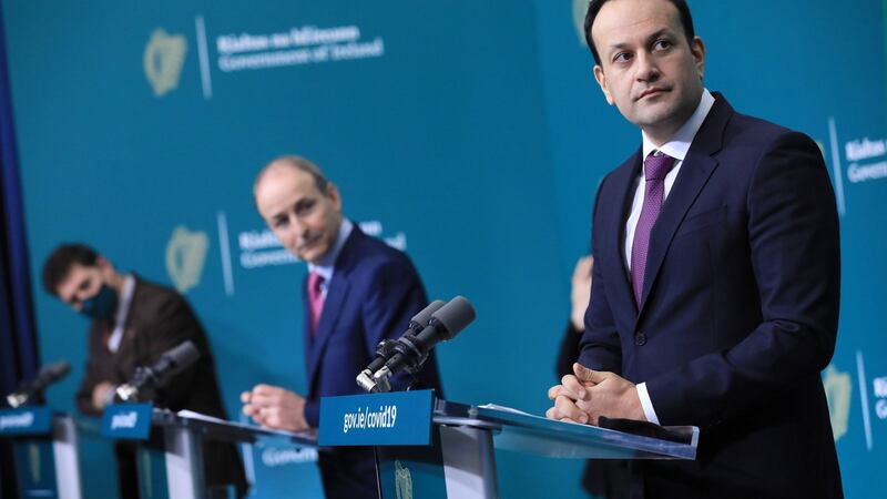 Leo Varadkar: ‘Maybe it will be the case that international travel is not possible this summer, this Christmas. I don’t want to close off that possibility today, but maybe we’ll have to.’