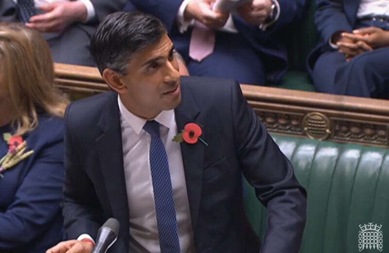 British prime minister Rishi Sunak admitted that 'not enough' asylum applications had been processed by his Conservative government.