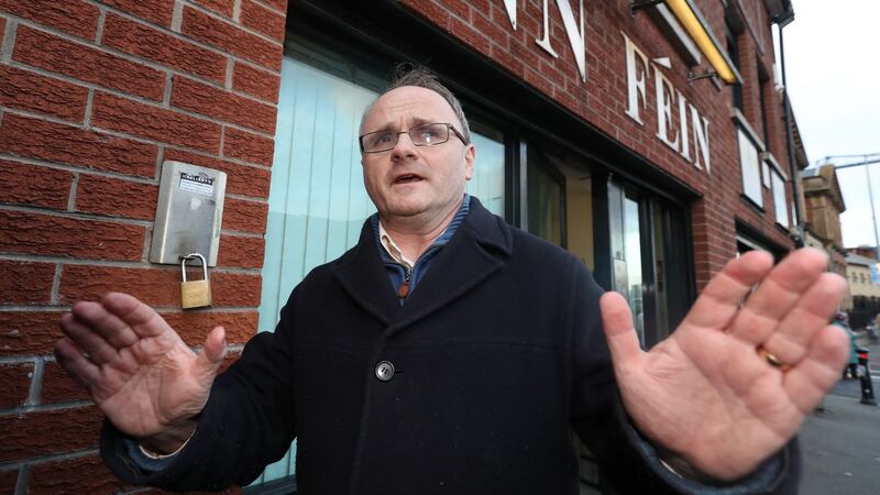 Former Sinn Fein MP Barry McElduff quit after posing with a Kingsmill-branded loaf on his head on the anniversary of the Kingsmill massacre. File photograph: Niall Carson/PA Wire