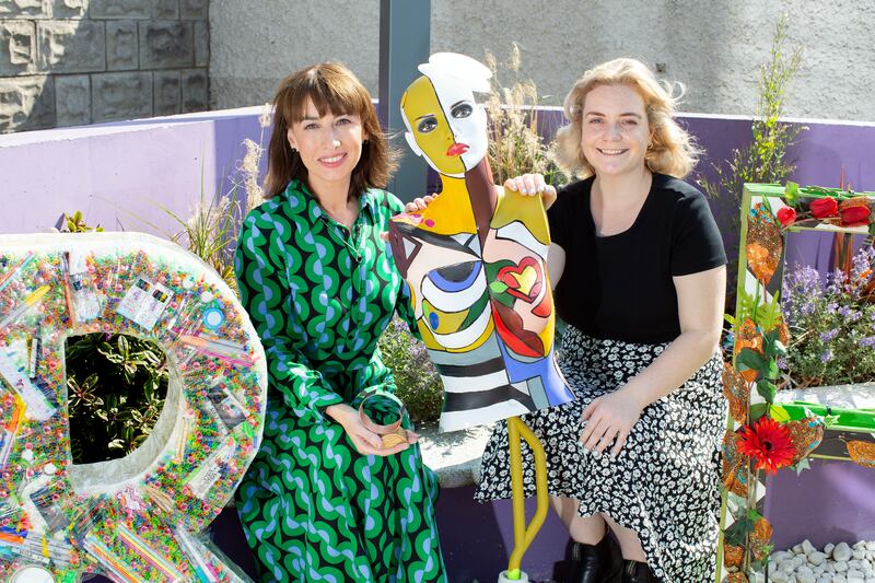 Aisling Folan from ReCreate  and Emma Kavanagh of Community Resources Network Ireland. Photograph: Julien Behal Photography