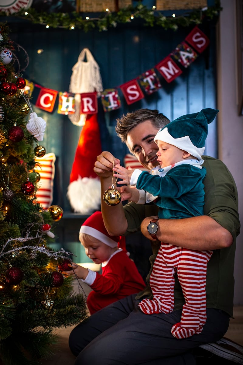 Donal Skehan with his sons Noah and Oliver