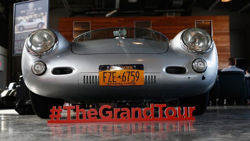 Classic Cars during the Amazon Prime Video celebration of The Grand Tour with a VIP Fan Experience at Classic Car Club Manhattan in New York City. Photograph: Brian Ach/Getty Images