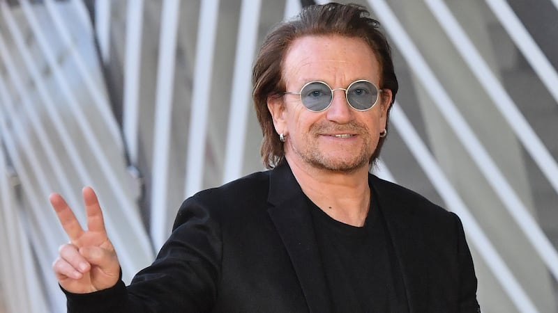 Bono writes in his new memoir that Gerry Adams said in a magazine interview that the U2 singer 'stinks' after it was perceived 'U2’s opposition to paramilitaries of all kinds had cost the IRA valuable funding from the US'. Photograph: Emmanuel Dunand/AFP/Getty Images