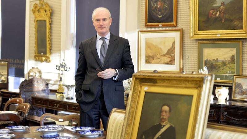 James O’Halloran, Adams Auctioneers. Photograph: Alan Betson