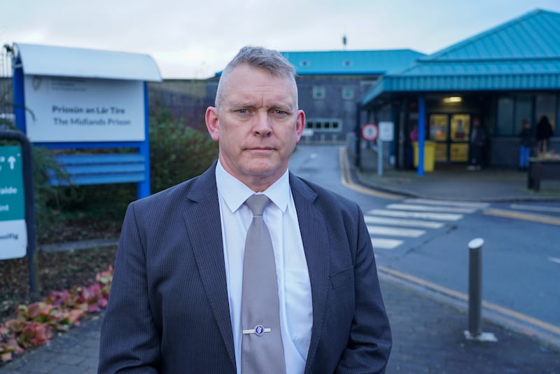 Midlands Prison governor Michael O'Mahony. The prison holds close to 1,000 inmates. Photograph: Enda O'Dowd