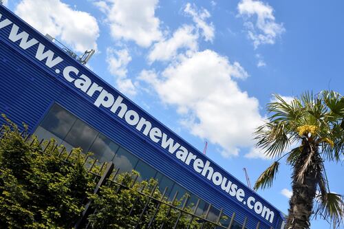 First-half profit rises at Dixons Carphone on strong  demand