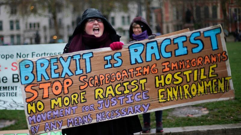 Brexit Britain:  anti-immigrant sentiment tends to be strongest in places with the fewest immigrants. Photograph: Daniel Leal-Olivas/AFP/Getty