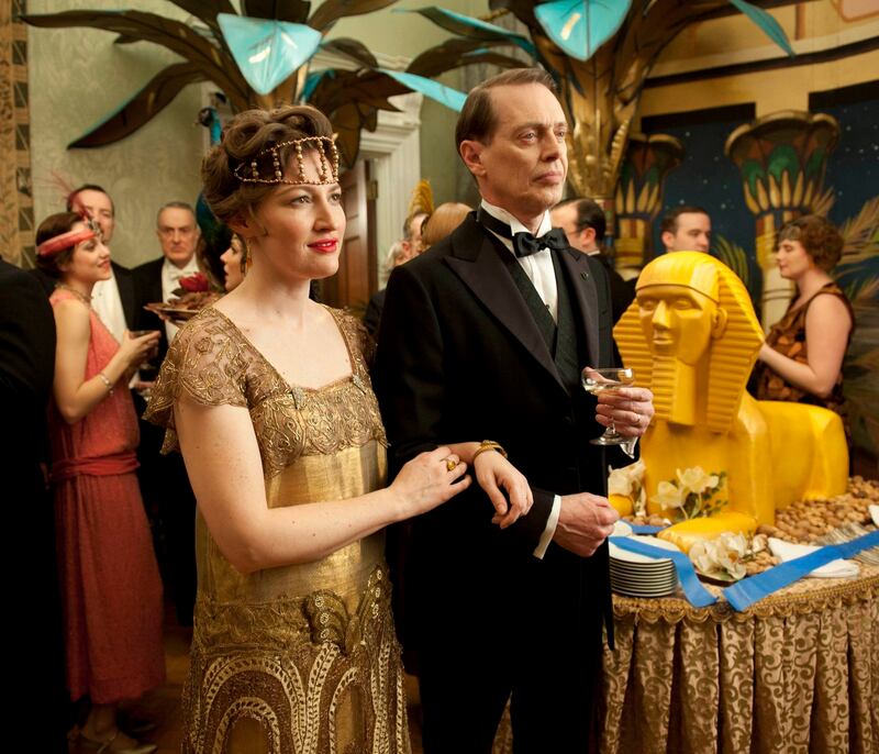 Macdonald and Steve Buscemi in Boardwalk Empire. Photograph: Sky/HBO