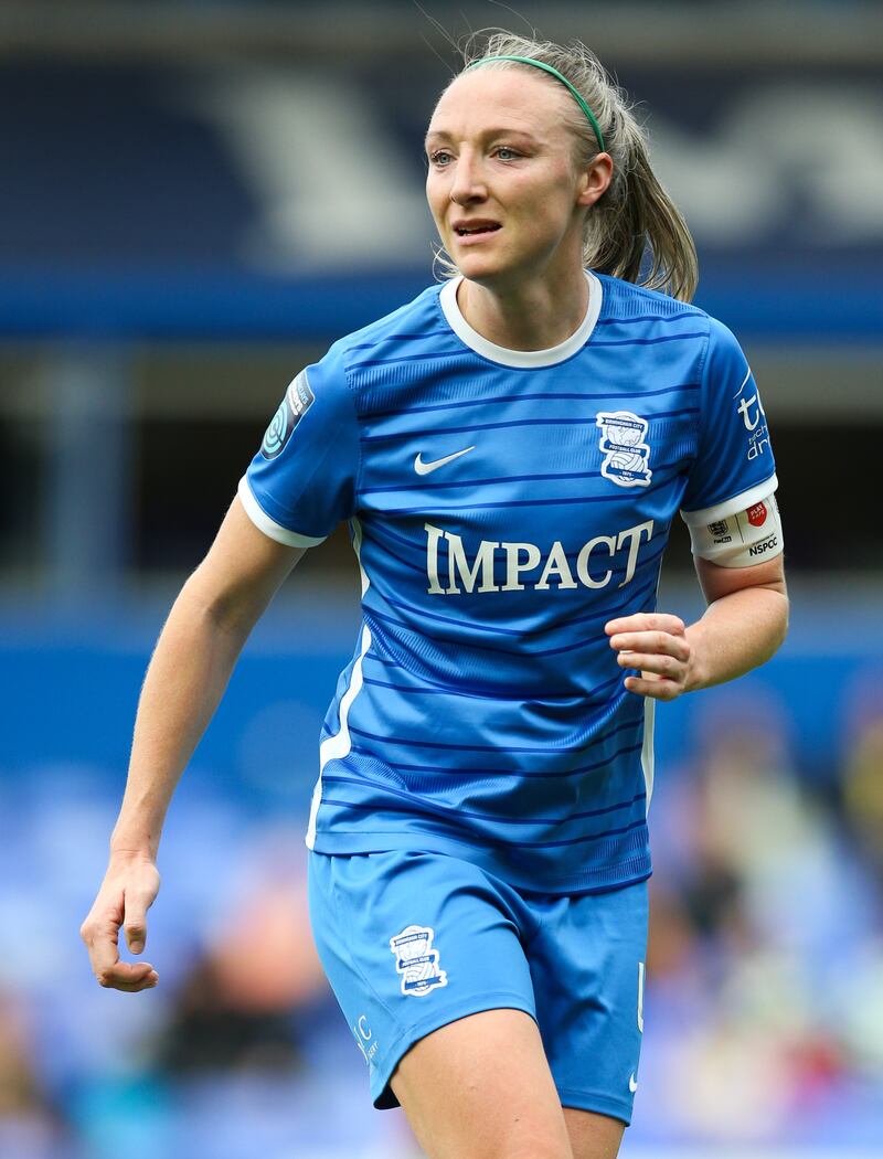 Louise Quinn was in action for Birmingham in their FA Cup win. Photograph: Nigel French/PA