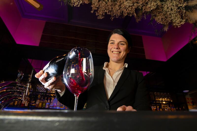 Sommelier Morgan VanderKamer of Union Wine Bar in Waterford City. Photograph: Patrick Browne