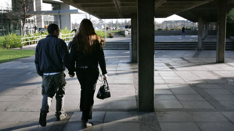 Students on UCD campus in Belfield. File  photograph: Frank Miller/The Irish Times