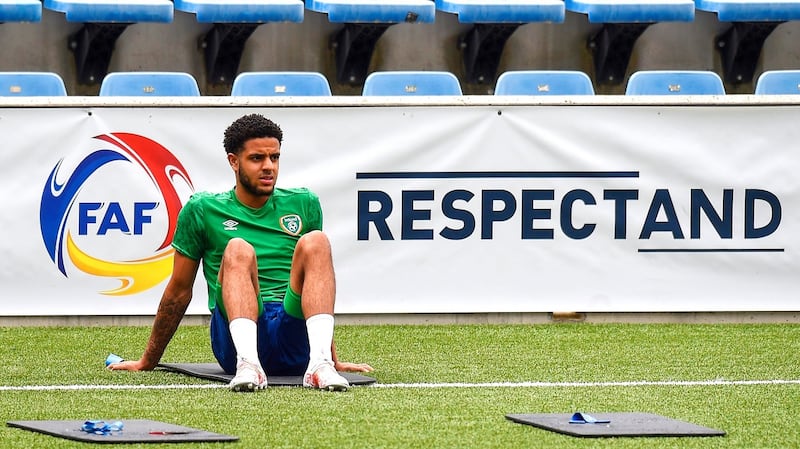 Norwich City centre back Andrew Omobamidele could come in to make his debut against Hundary if Stephen Kenny decides to experiment. Photograph: Bagu Blanco/Inpho