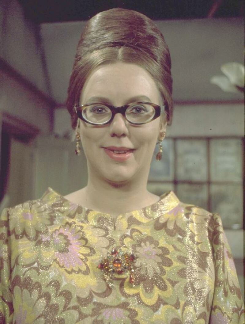 Actress Anna Karen in character as Olive Rudge in sitcom On The Buses, circa 1972. Photograph: TV Times/Getty