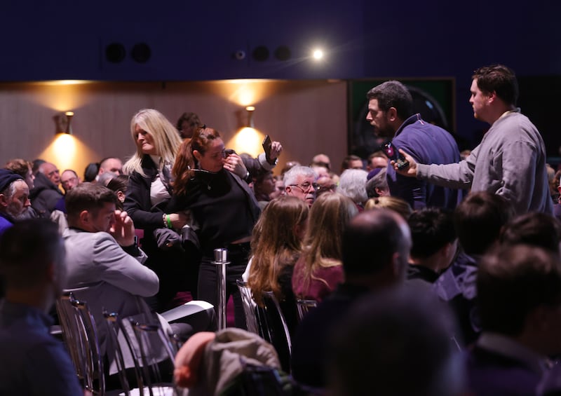 Protesters walk out of Michael D Higgins speech at Holocaust Memorial Day event – The Irish Times