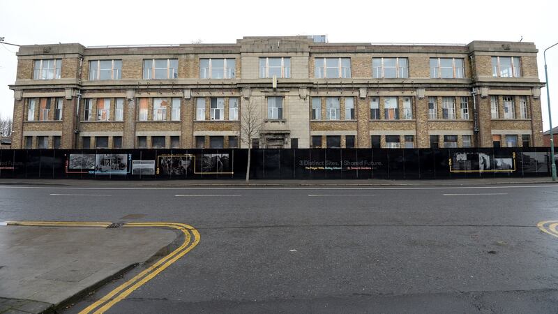 The former Player Wills factory site on the South Circular Road in Dublin. Photograph: Dara Mac Dónaill