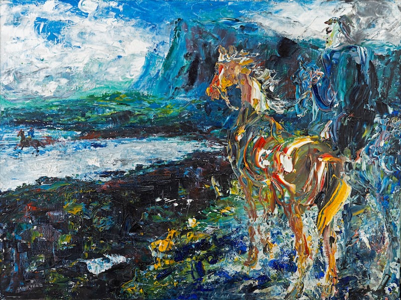 Horseman by Jack Butler Yeats from the Jacqueline and Vincent O'Brien collection