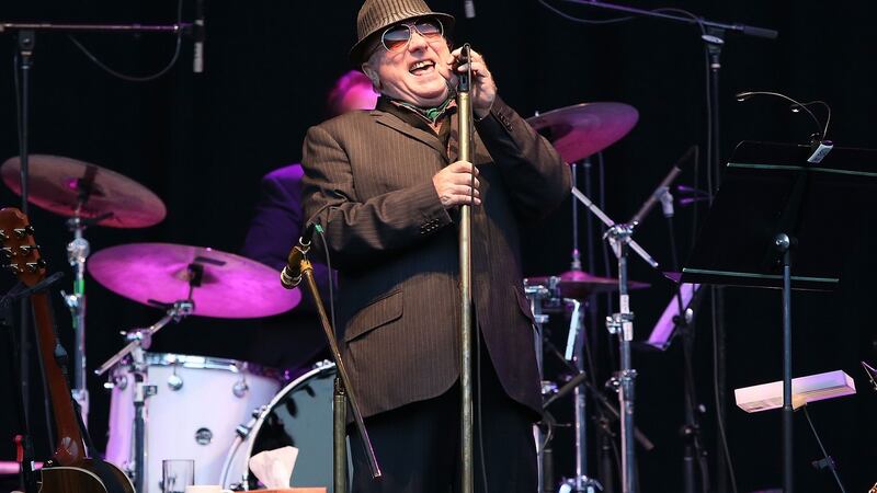 Van Morrison performs at Forest Hills Stadium in new York City. Photograph:  Taylor Hill/Getty Images