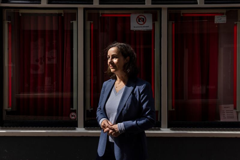 The mayor of Amsterdam Femke Halsema: she has said she expects the erotic centre “to serve many different needs". Photograph: Ilvy Njiokiktjien/The New York Times