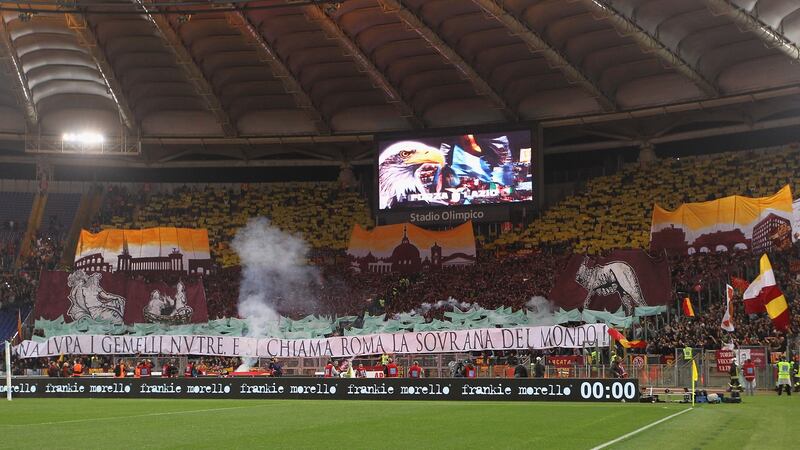 Stadiums are transformed by the colour and noise of supporters. Photo: Paolo Bruno/Getty Images