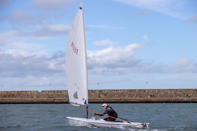  Eve McMahon putting in the hours training in Dun Laoghaire: 'Now I’m out of the under-19s, it’s a really big jump, but I wanted to get in there very young, to get used to the shock of it all, trying to compete against them, try beat them, to be honest.' Photograph: Morgan Treacy/Inpho 