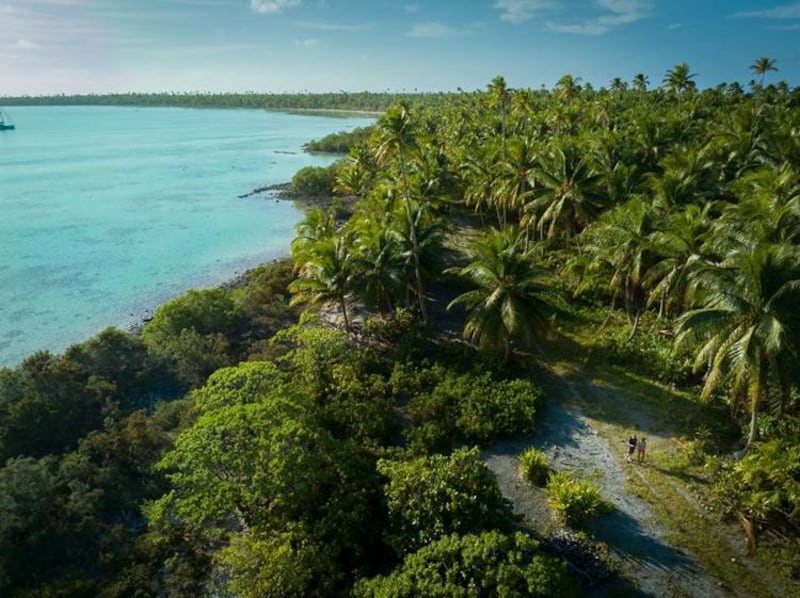 The tiny coral atoll of Mauipha’a lies 120 nautical miles west of Bora Bora