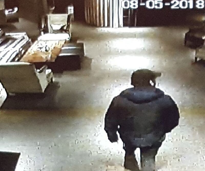 A  CCTV image  of Scott Hutchison,  last seen at the Dakota Hotel in South Queensferry around 1am on Wednesday.  Photograph:  Police Scotland/PA Wire